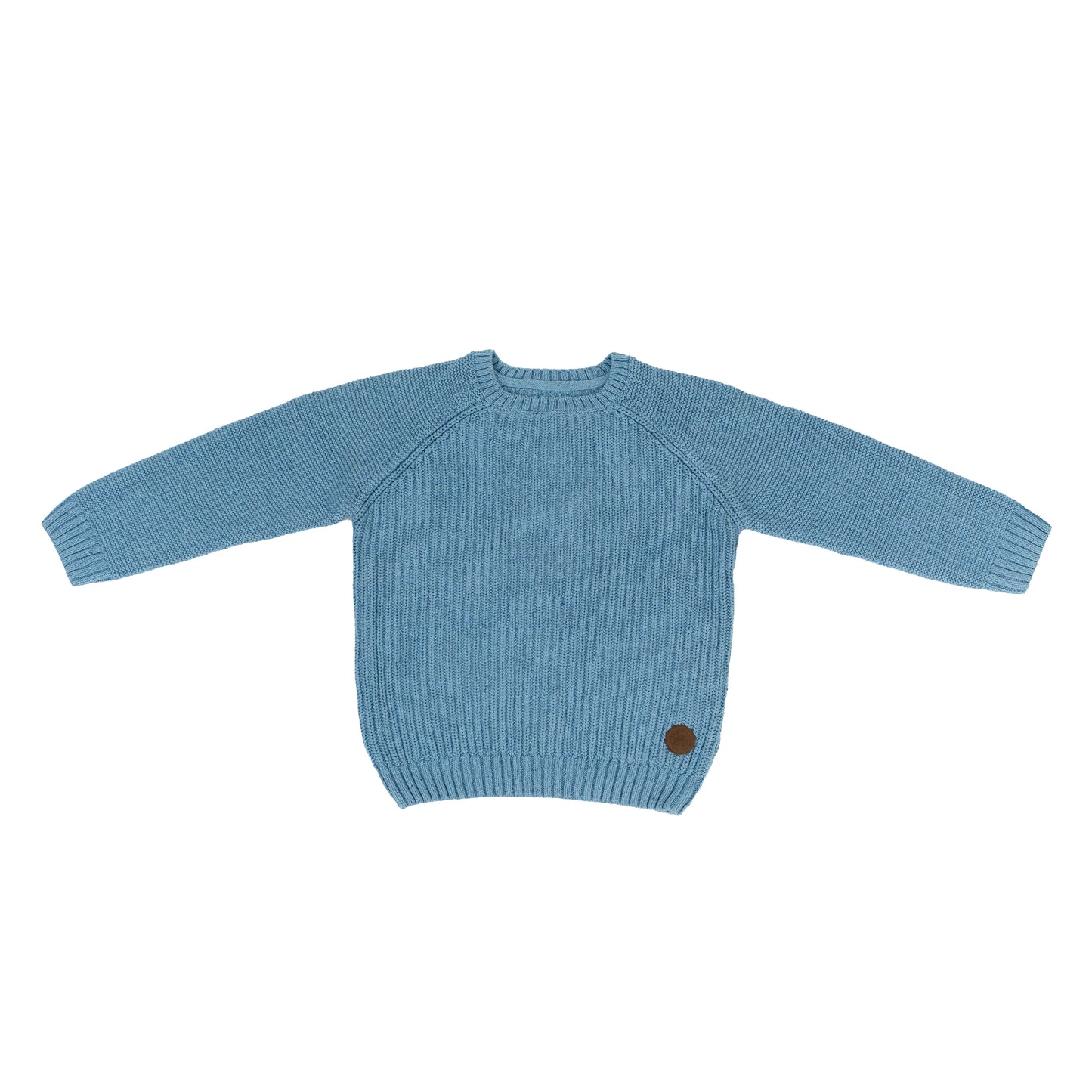 Boy's Classic Knit Pullover Sweater| Dusty Blue