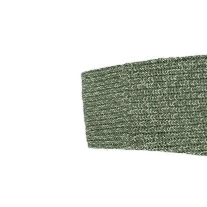 Half-Zip Knit Boy Sweater | Olive or khaki Green