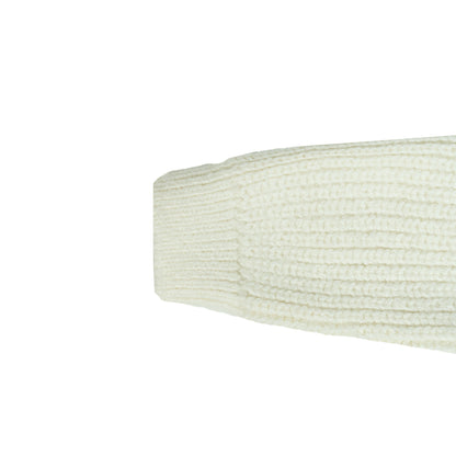 Ribbed Knit Unisex Cardigan | Cream or Off-White