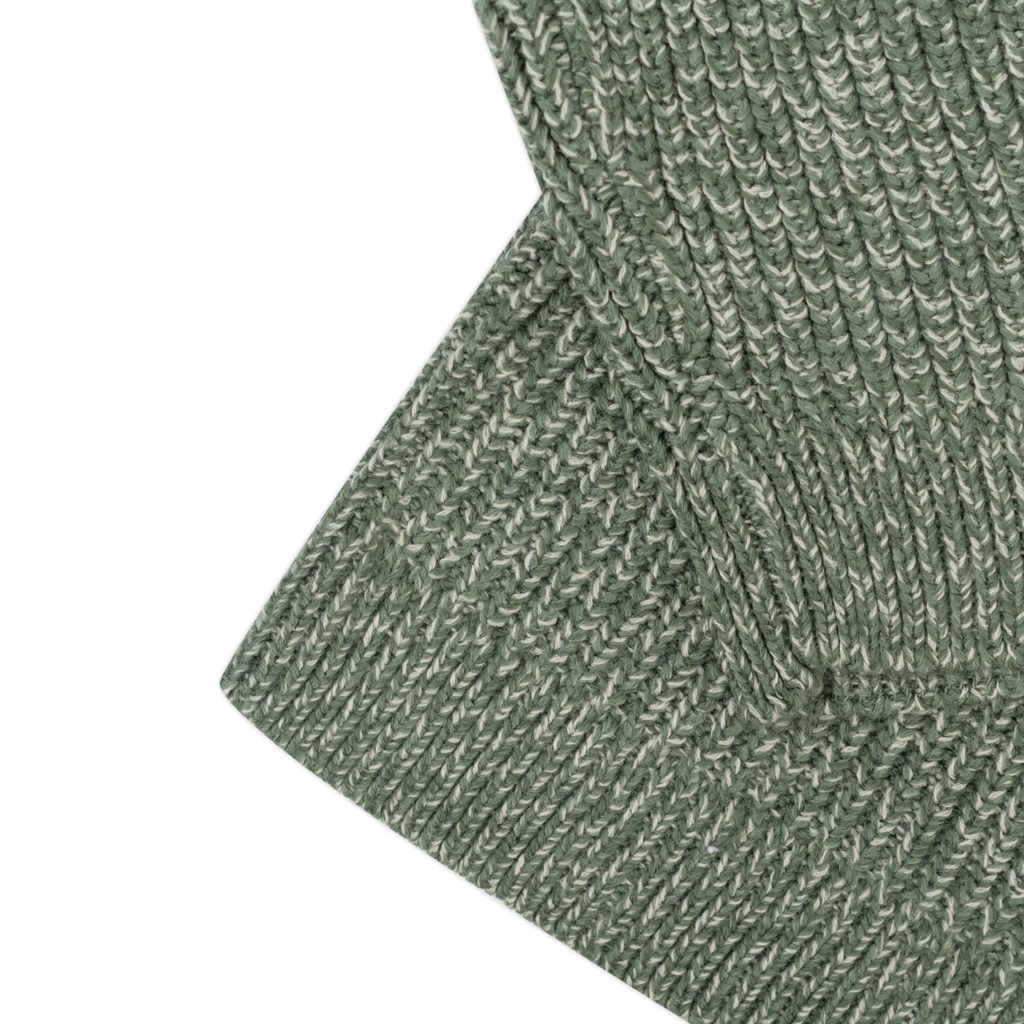 Half-Zip Knit Boy Sweater | Olive or khaki Green