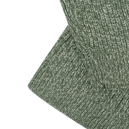 Half-Zip Knit Boy Sweater | Olive or khaki Green