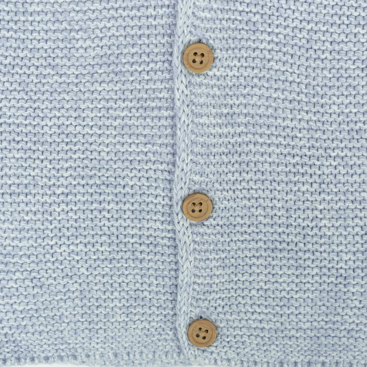 Baby Knitted Hooded Cardigan with Bear Ears | Light Blue