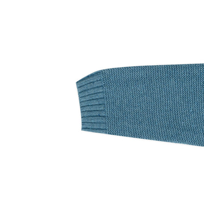 Boy's Classic Knit Pullover Sweater| Dusty Blue