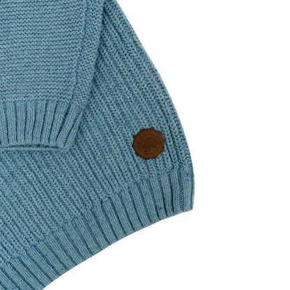 Boy's Classic Knit Pullover Sweater| Dusty Blue