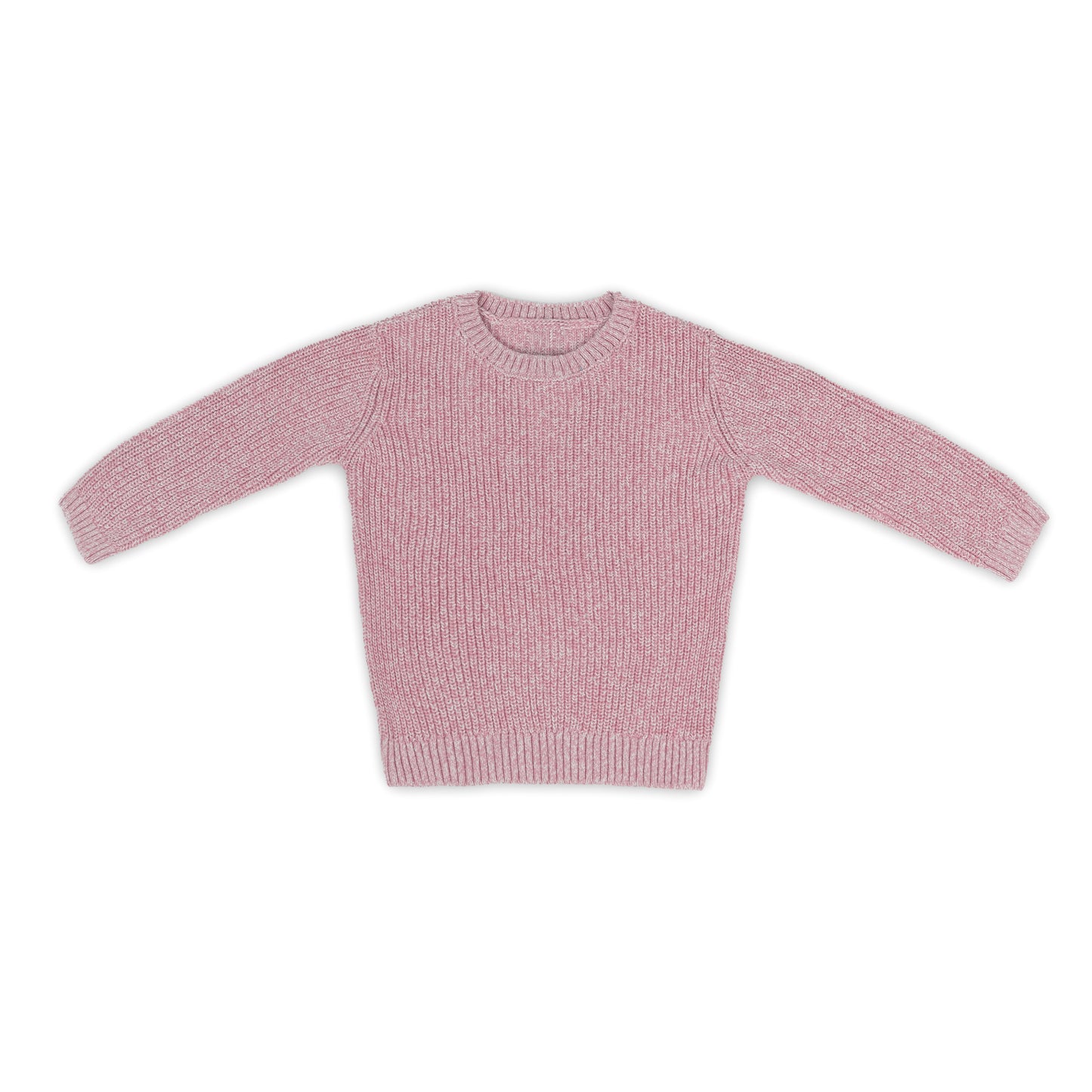 Sweet Petal Chevron Knit Pullover | Light pink
