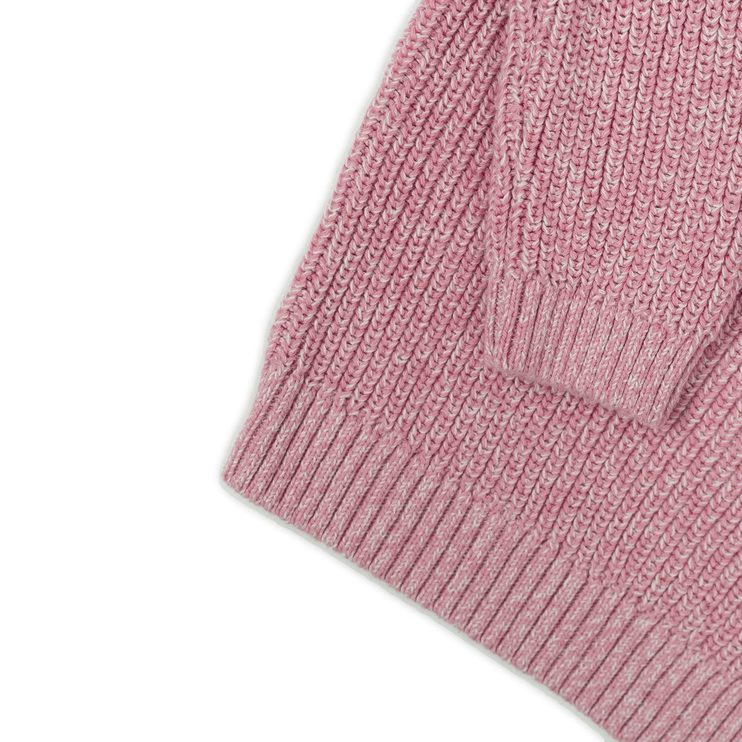 Sweet Petal Chevron Knit Pullover | Light pink