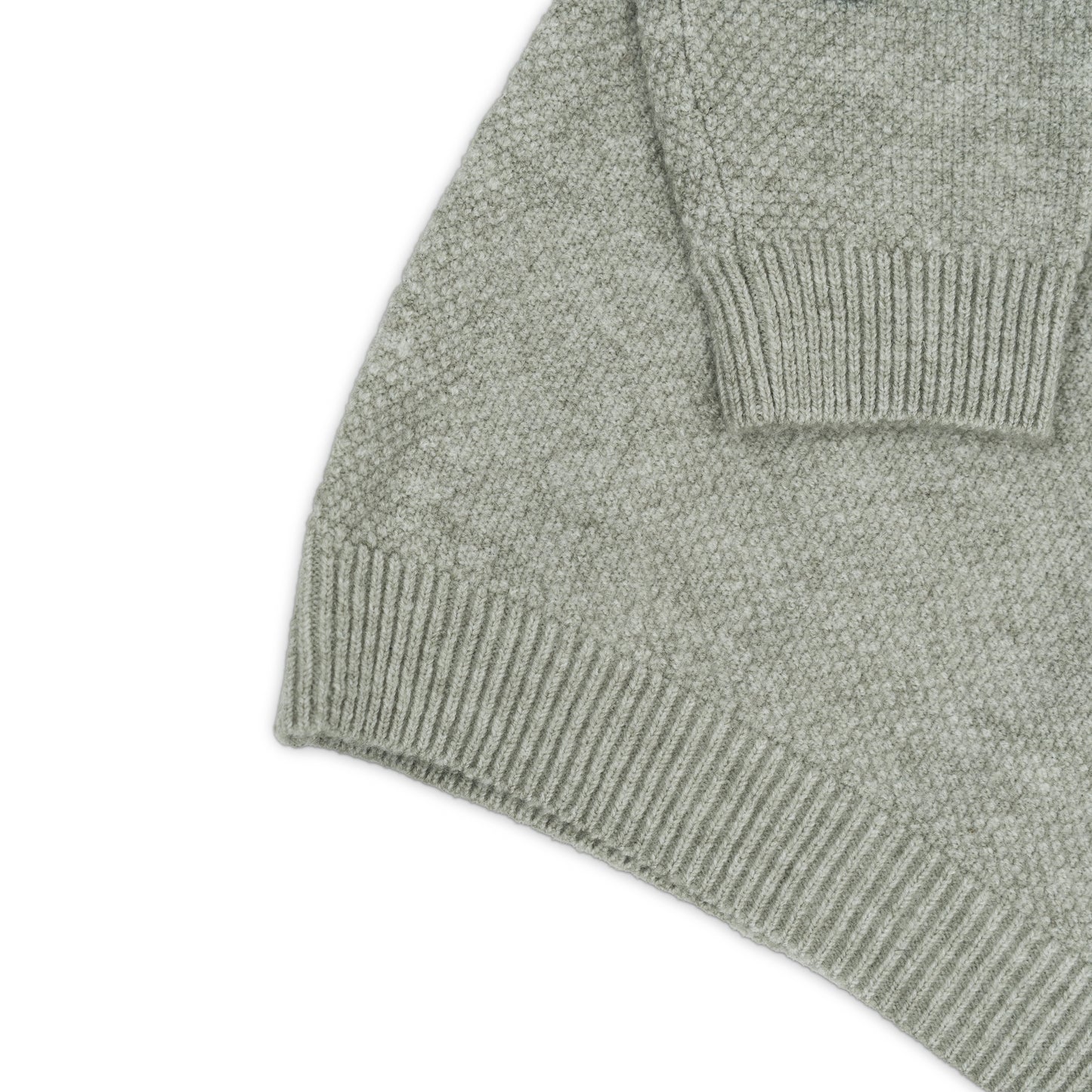 Boy's Knitted Pullover Sweater | Sage Green
